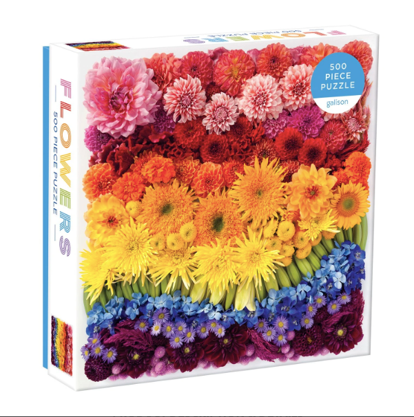 Rainbow Flowers Jigsaw Puzzle