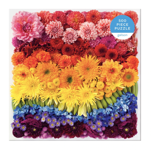 Rainbow Flowers Jigsaw Puzzle