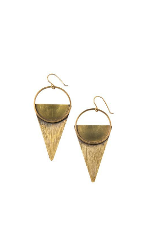 Etched Sunset Earrings