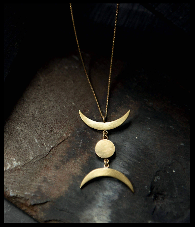 Triple Goddess Necklace