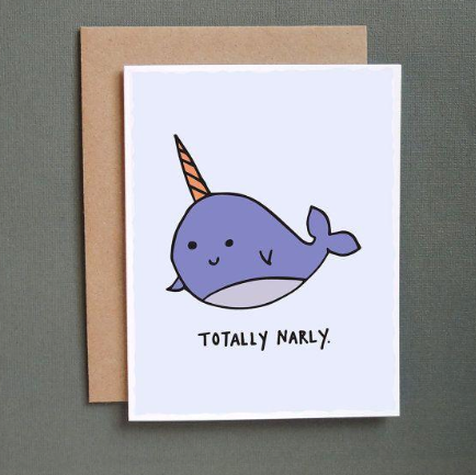 Totally Narly Everyday Card