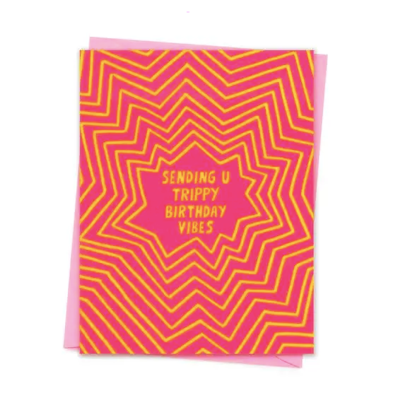 Trippy Birthday Card