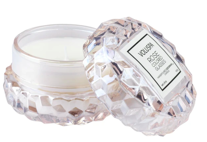 Rose Colored Glasses Macaron Candle