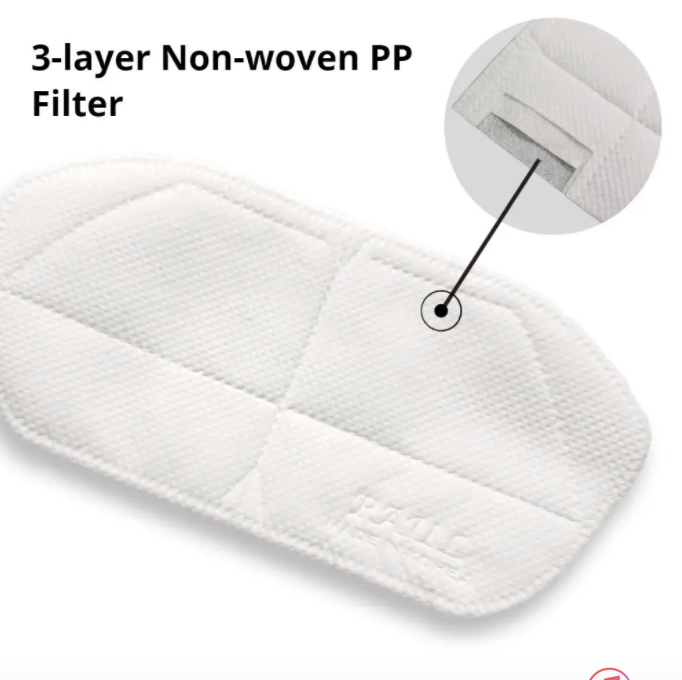 Filter Inserts 3-layer Non-woven PP for Kids Masks (10 pack)