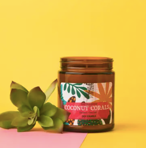 Coconut Coral Soy Candle - 9 oz