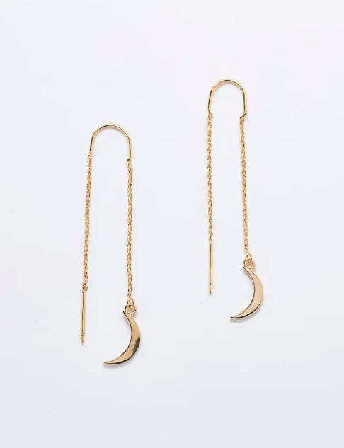Moon Threader Earrings