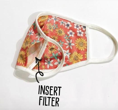Vintage Floral Face Masks