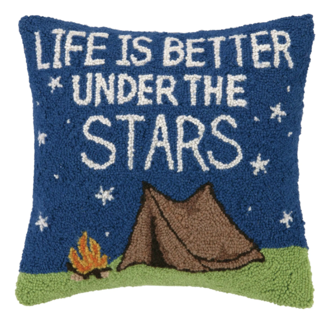 Life is Better Under the Stars Hook Pillow