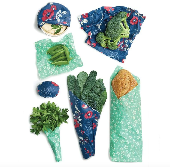Variety Pack Bee's Wrap - Botanical Blue and Terra Floral