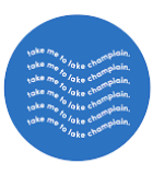 Take Me to Lake Champlain Sticker