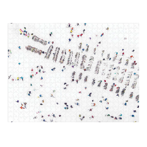 Gray Malin The Snow Two-sided Jigsaw Puzzle