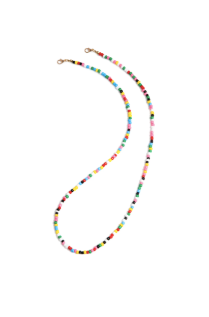 Fiesta Bead Face Mask/ Eyeglass Holder
