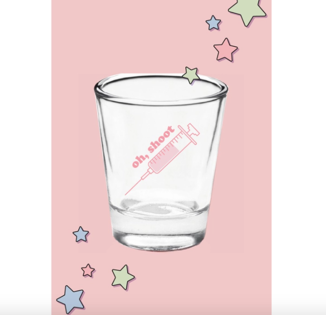 Oh Shoot Shot Glass