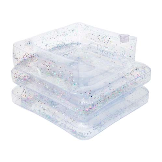 Inflatable Lilo Chair - Holographic Glitter