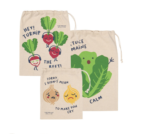 Funny Foods Plastic-Free Produce Bags