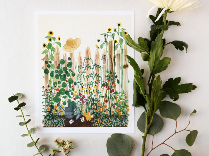 Mother's Garden Art Print