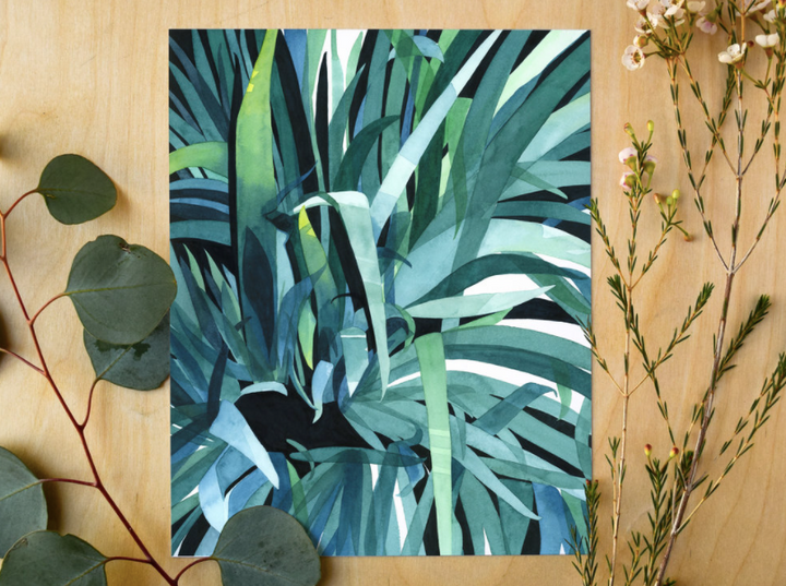 Shade Plant Art Print - 8"x10"