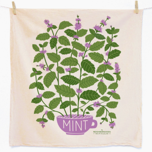 Fresh Herbs Dish Towel Set of 3
