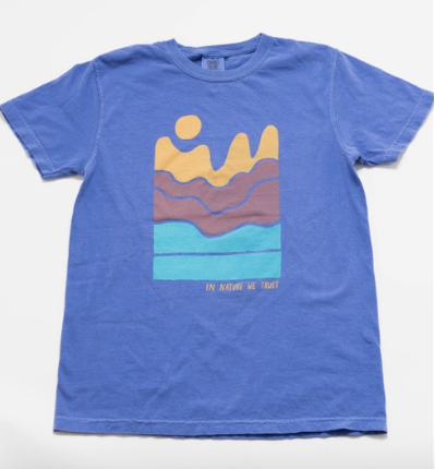 In Nature We Trust T-Shirt - Periwinkle