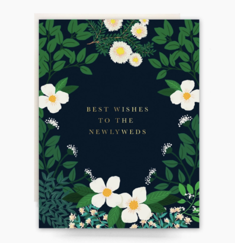 Secret Garden Newlyweds Card