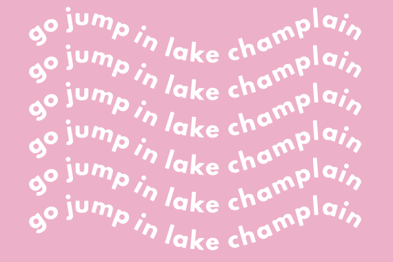 Go Jump in Lake Champlain Tee