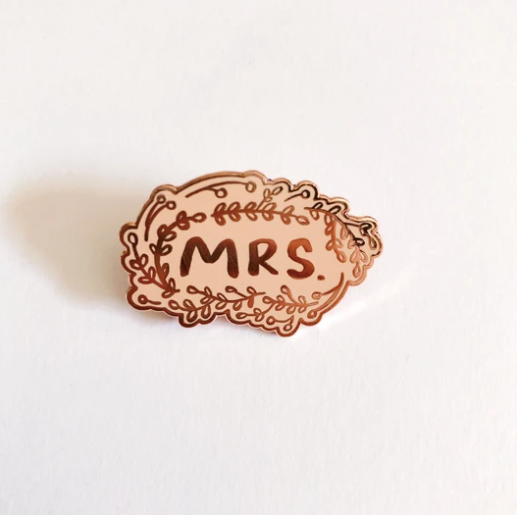 Mrs. Enamel Pin