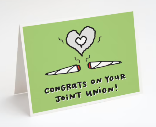 Congrats On Your Joint Union! Greeting Card