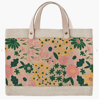 Floral Market Tote