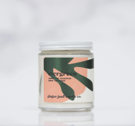 Evergreen Non Toxic Soy Candle