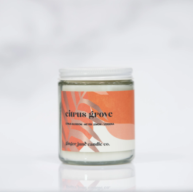 Citrus Grove Non Toxic Soy Candle