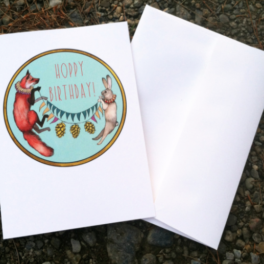 Hoppy Birthday - Greeting Card