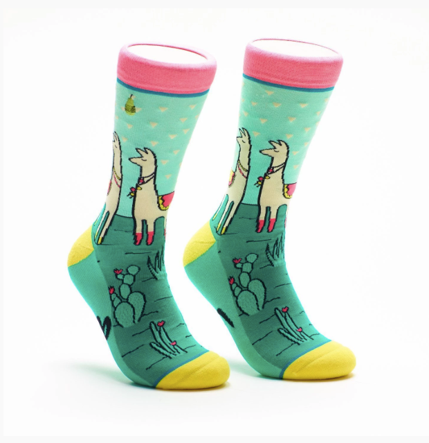 No Prob-llama Crew Socks