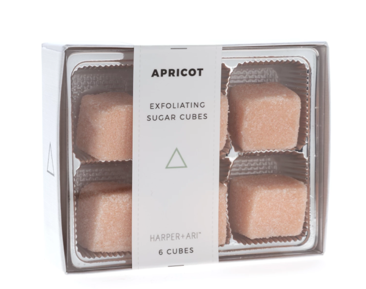 Exfoliating Sugar Cubes - Apricot - Gift Box