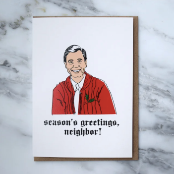 Mr. Rogers Holiday Card