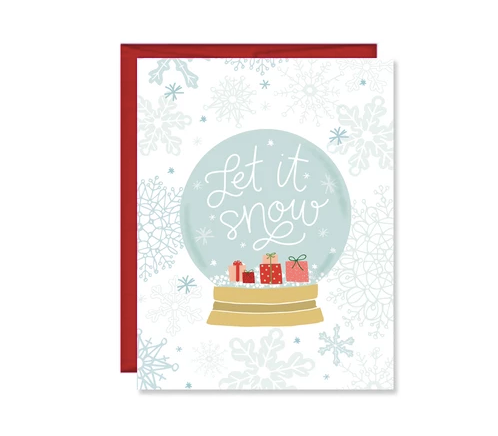 Let it Snow Greeting Card