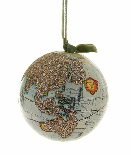 Glittered Globe Ornament