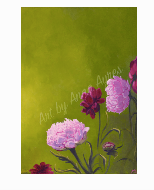 Peonies 8x10 Print