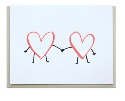 Heart Hands Greeting Card