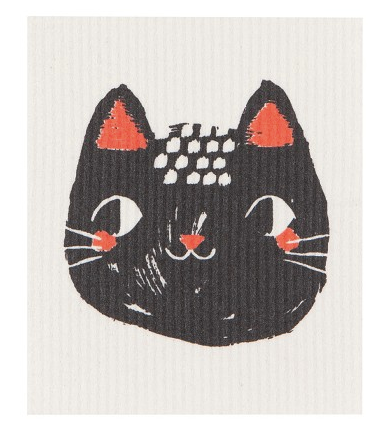 Meow Meow Swedish Dishcloth