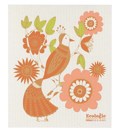 Bird of Paradise Swedish Dishcloth