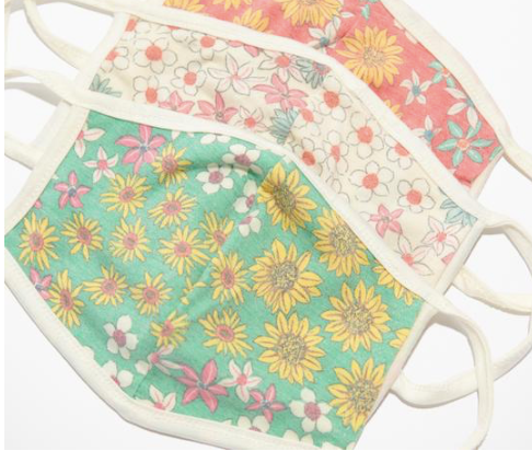 Vintage Floral Face Masks