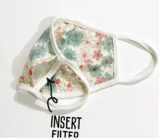 Vintage Floral Face Masks