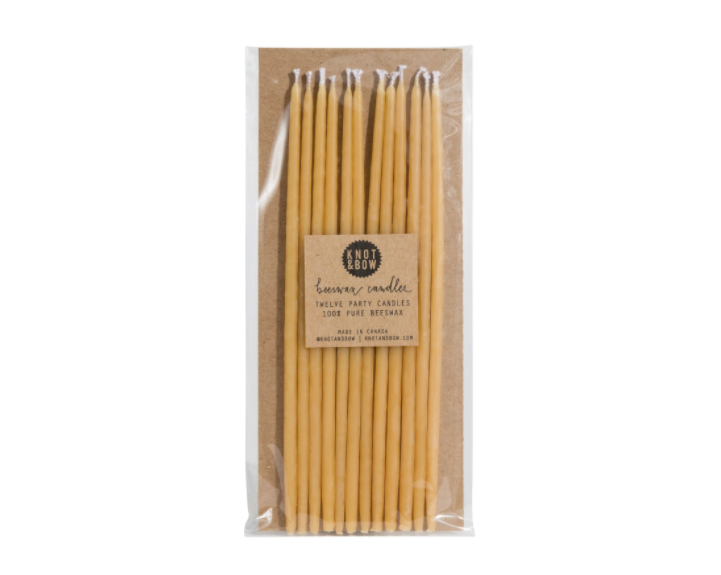 Beeswax Birthday Candles