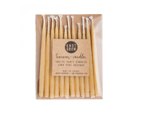 Beeswax Birthday Candles