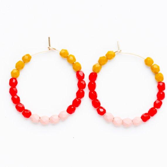 Small Colorful Hoops