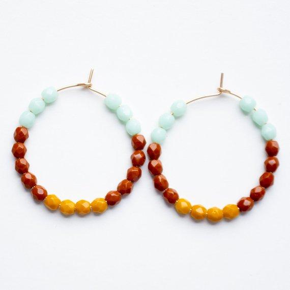 Small Colorful Hoops