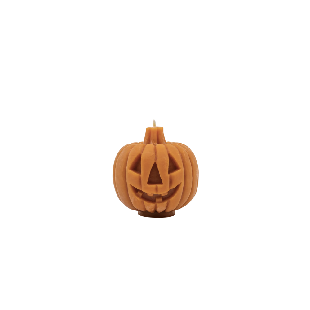 Beeswax Two-Faced Jack-O-Lantern