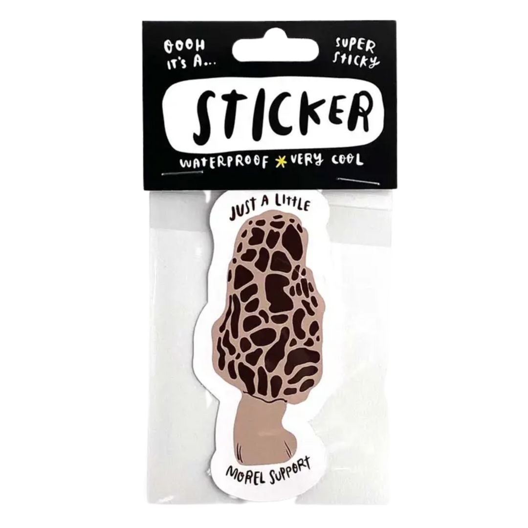 Morel Support Sticker