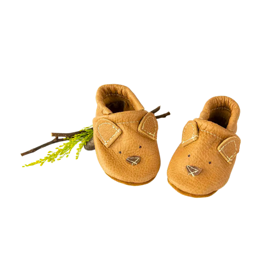 Sahara Bear Cute Critters Leather Shoes Baby and Toddler