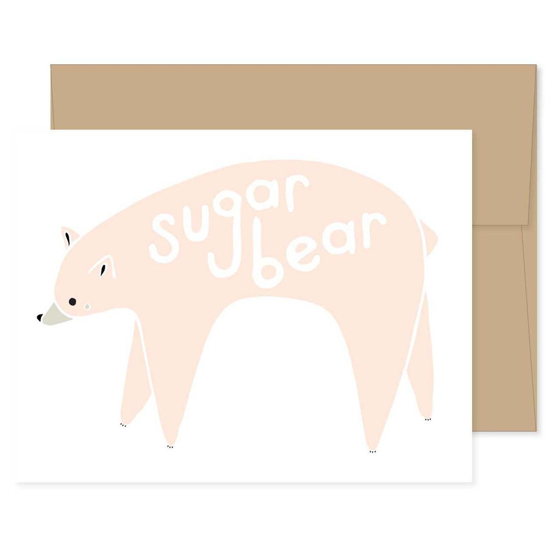 Sugar Bear Greeting Card